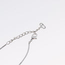 Christian Dior Necklace metal Silver Auth BA11501A-13