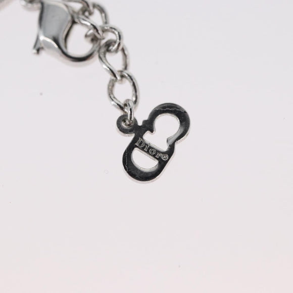 Christian Dior Necklace metal Silver Auth BA11501A