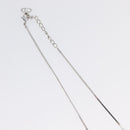 Christian Dior Necklace metal Silver Auth BA11501A-6