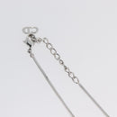 Christian Dior Necklace metal Silver Auth BA11501A-7