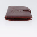 CHANEL Wallet Leather 6 Set Blue Black Red CC Auth BA11504-12