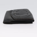 CHANEL Wallet Leather 6 Set Blue Black Red CC Auth BA11504-18