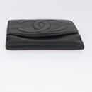 CHANEL Wallet Leather 6 Set Blue Black Red CC Auth BA11504-20