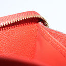 LOUIS VUITTON Monogram Empreinte Zippy Long Wallet Red M60737 LV Auth BA11507-22