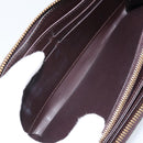 LOUIS VUITTON Monogram Vernis Zippy Long Wallet Amarante M93522 LV Auth BA11508-18