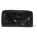 LOUIS VUITTON Monogram Vernis Zippy Long Wallet Amarante M93522 LV Auth BA11508-2