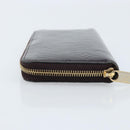 LOUIS VUITTON Monogram Vernis Zippy Long Wallet Amarante M93522 LV Auth BA11508-4