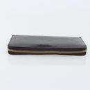LOUIS VUITTON Monogram Vernis Zippy Long Wallet Amarante M93522 LV Auth BA11508-5