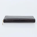 LOUIS VUITTON Monogram Vernis Zippy Long Wallet Amarante M93522 LV Auth BA11508-6