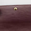 LOUIS VUITTON Vernis Portefeuille Sarah Wallet Amarante M93524 LV Auth BA11511A-9