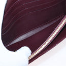 LOUIS VUITTON Vernis Portefeuille Sarah Wallet Amarante M93524 LV Auth BA11511A-19