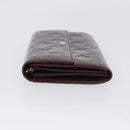 LOUIS VUITTON Vernis Portefeuille Sarah Wallet Amarante M93524 LV Auth BA11511A-5