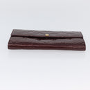 LOUIS VUITTON Vernis Portefeuille Sarah Wallet Amarante M93524 LV Auth BA11511A-7