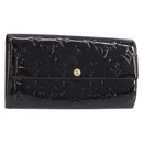 LOUIS VUITTON Vernis Portefeuille Sarah Wallet Amarante M93524 LV Auth BA11512-1