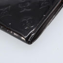 LOUIS VUITTON Vernis Portefeuille Sarah Wallet Amarante M93524 LV Auth BA11512-15
