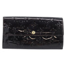 LOUIS VUITTON Vernis Portefeuille Sarah Wallet Amarante M93524 LV Auth BA11512-13
