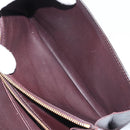 LOUIS VUITTON Vernis Portefeuille Sarah Wallet Amarante M93524 LV Auth BA11512-21