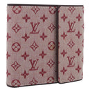LOUIS VUITTON Mini Porte Billet Cartes Credit Monnaie Red M92241 Auth BA11513A-1