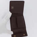 LOUIS VUITTON Mini Porte Billet Cartes Credit Monnaie Red M92241 Auth BA11513A-8