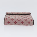 LOUIS VUITTON Mini Porte Billet Cartes Credit Monnaie Red M92241 Auth BA11513A-4