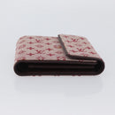 LOUIS VUITTON Mini Porte Billet Cartes Credit Monnaie Red M92241 Auth BA11513A-6