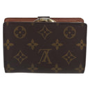LOUIS VUITTON Monogram Porte Monnaie Billets Viennois Portemonnee M61663 Auth BA11514-2