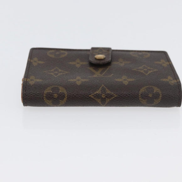 LOUIS VUITTON Monogram Porte Monnaie Billets Viennois Portemonnee M61663 Auth BA11514