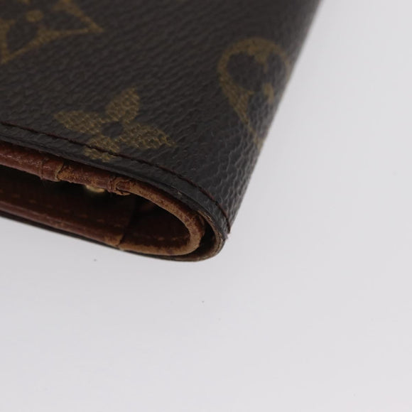 LOUIS VUITTON Monogram Porte Monnaie Billets Viennois Portemonnee M61663 Auth BA11514