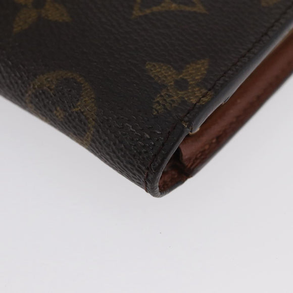 LOUIS VUITTON Monogram Porte Monnaie Billets Viennois Portemonnee M61663 Auth BA11514