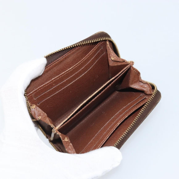 LOUIS VUITTON Monogram Zippy Coin Purse Coin Purse M60067 LV Auth BA11516