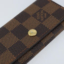 LOUIS VUITTON Damier Ebene Multicles 4 Key Case N62631 LV Auth BA11517-17