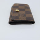 LOUIS VUITTON Damier Ebene Multicles 4 Key Case N62631 LV Auth BA11517-3