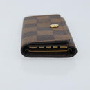 LOUIS VUITTON Damier Ebene Multicles 4 Key Case N62631 LV Auth BA11517-4
