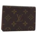 LOUIS VUITTON Monogram Porte 2 Cult Vertical Pass Case M60533 LV Auth BA11518-1
