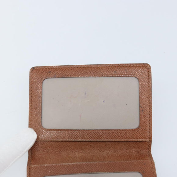 LOUIS VUITTON Monogram Porte 2 Cult Vertical Pass Case M60533 LV Auth BA11518