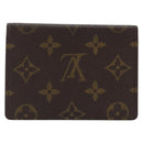 LOUIS VUITTON Monogram Porte 2 Cult Vertical Pass Case M60533 LV Auth BA11518-3
