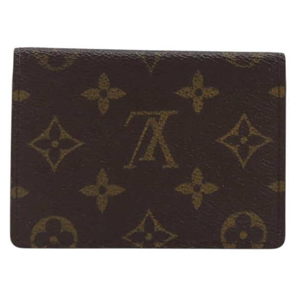 LOUIS VUITTON Monogram Porte 2 Cult Vertical Pass Case M60533 LV Auth BA11518