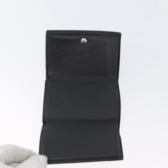 LOUIS VUITTON Monogram Shadow Discovery Compact Wallet Black M67631 Auth BA11519