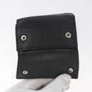 LOUIS VUITTON Monogram Shadow Discovery Compact Wallet Black M67631 Auth BA11519-17
