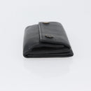LOUIS VUITTON Monogram Shadow Discovery Compact Wallet Black M67631 Auth BA11519-3