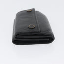 LOUIS VUITTON Monogram Shadow Discovery Compact Wallet Black M67631 Auth BA11519-4