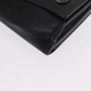 LOUIS VUITTON Monogram Shadow Discovery Compact Wallet Black M67631 Auth BA11519-14