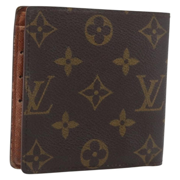 LOUIS VUITTON Monogram Portefeuille Marco Bifold Wallet M61675 LV Auth BA11520