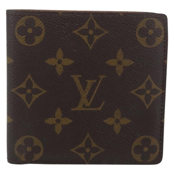 LOUIS VUITTON Monogram Portefeuille Marco Bifold Wallet M61675 LV Auth BA11520