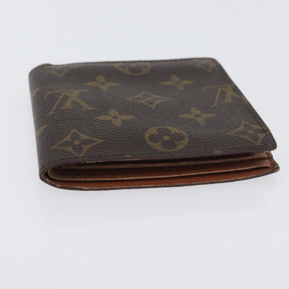 LOUIS VUITTON Monogram Portefeuille Marco Bifold Wallet M61675 LV Auth BA11520