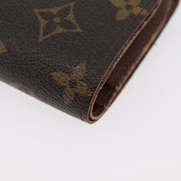 LOUIS VUITTON Monogram Porte Monnaie Billets Viennois Wallet M61663 Auth BA11522