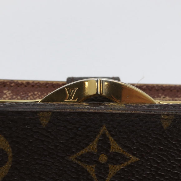 LOUIS VUITTON Monogram Porte Monnaie Billets Viennois Wallet M61663 Auth BA11522
