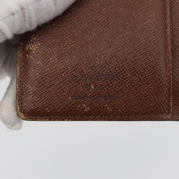 LOUIS VUITTON Monogram Porte Monnaie Billets Viennois Wallet M61663 Auth BA11522