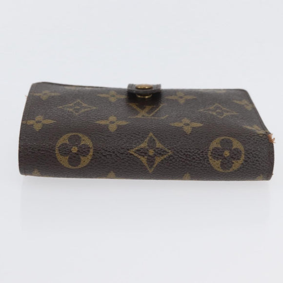 LOUIS VUITTON Monogram Porte Monnaie Billets Viennois Wallet M61663 Auth BA11522