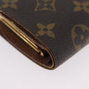 LOUIS VUITTON Monogram Porte Monnaie Billets Viennois Wallet M61663 Auth BA11522-14